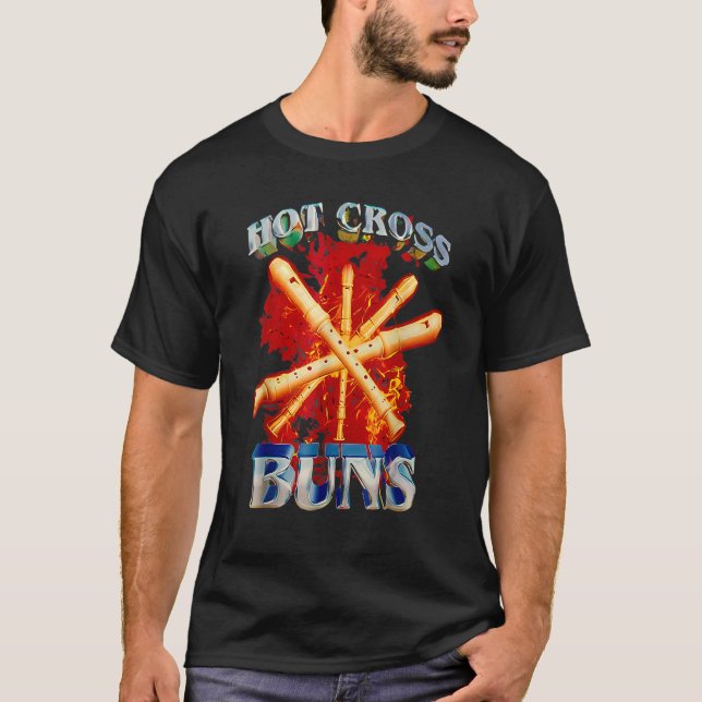 Hett Kor Buns Funny T Shirt (Framsida)