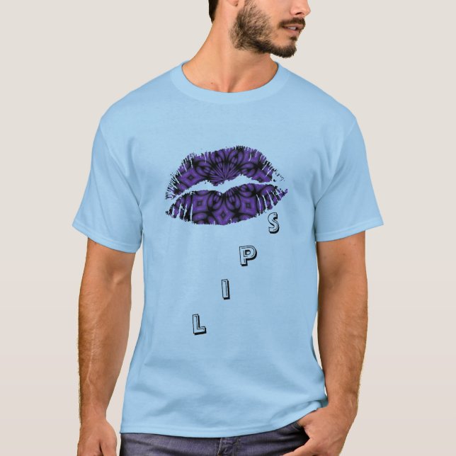Hett Läppar Dam AA-Sleeve Tee (Framsida)