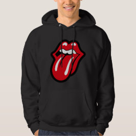 Hett Läppar hyllning Hoodie