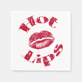 Hett Läppar, Röda Läppar Pappersservett