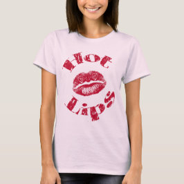 Hett Läppar, Röda Läppar Tee Shirt