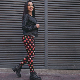 Hett läppar - vacker leggings