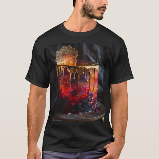Hett Lava Cake. T Shirt (Framsida)