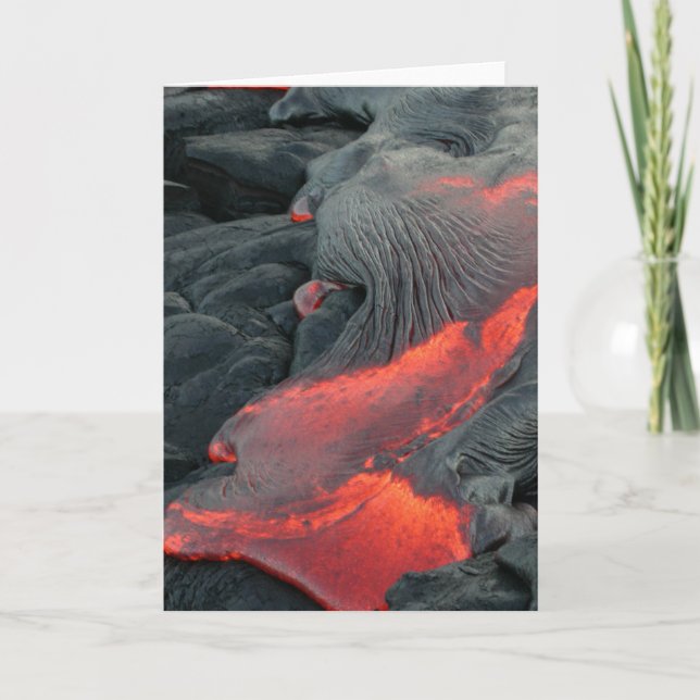 Hett Lava Kort (Framsida)