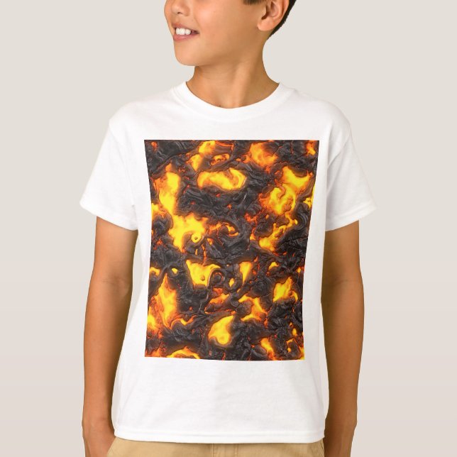 Hett Lava Tee Shirt (Framsida)