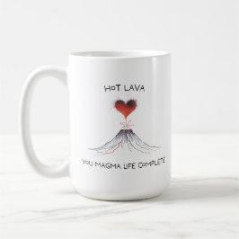Hett Lava/U Magma Life Complete - Cute Geology Pun Kaffemugg