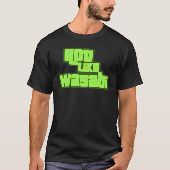 Hett lika Wasabi T-shirt (Framsida)