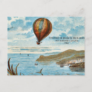 Hett Luft Ballon Artwork Vykort