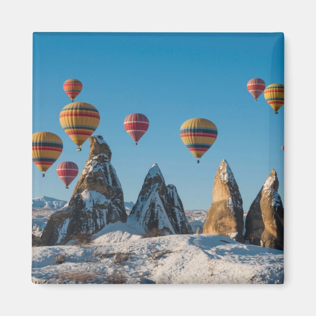 Hett Luft Ballooning i Cappadocia Magnet (Framsidan)