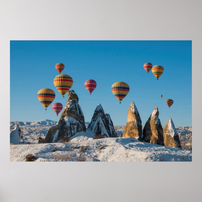 Hett Luft Ballooning i Cappadocia Poster (Framsidan)