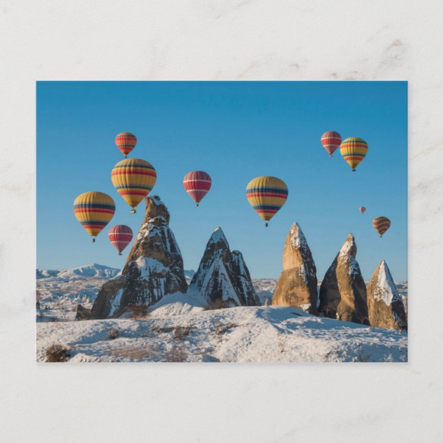 Hett Luft Ballooning i Cappadocia Vykort (Framsida)