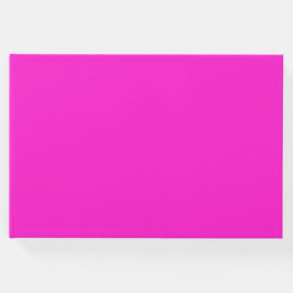 Hett Magenta Solid Färg Gästböcker