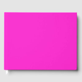 Hett Magenta Solid Färg Gästböcker