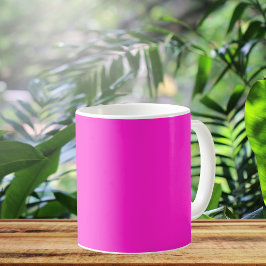 Hett Magenta Solid Färg Kaffemugg