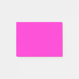 Hett Magenta Solid Färg Post-it Block