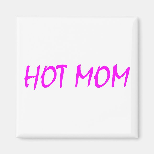 Hett Mamma (Rosa) Magnet (Framsidan)