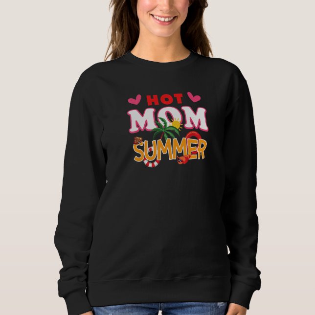 Hett Mamma sommargrafikbock T Shirt (Framsida)