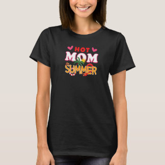 Hett Mamma sommargrafikbock T Shirt