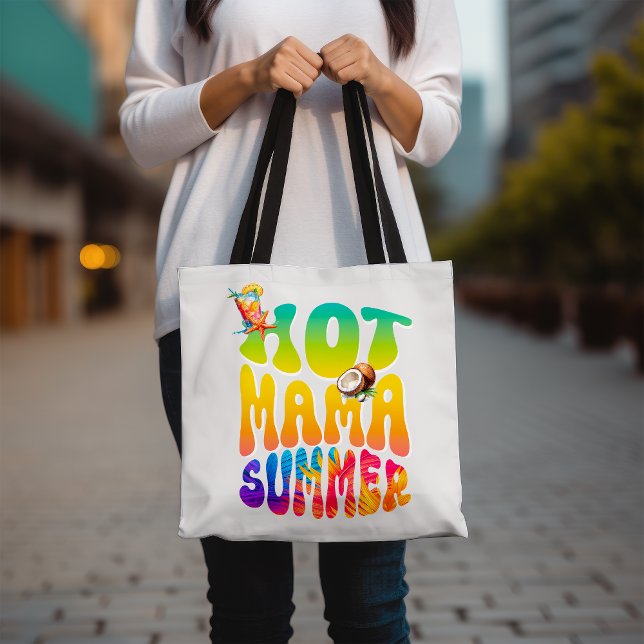 Hett Mamma, sommartid Tygkasse (Hot Mama Summer Tote Bag)