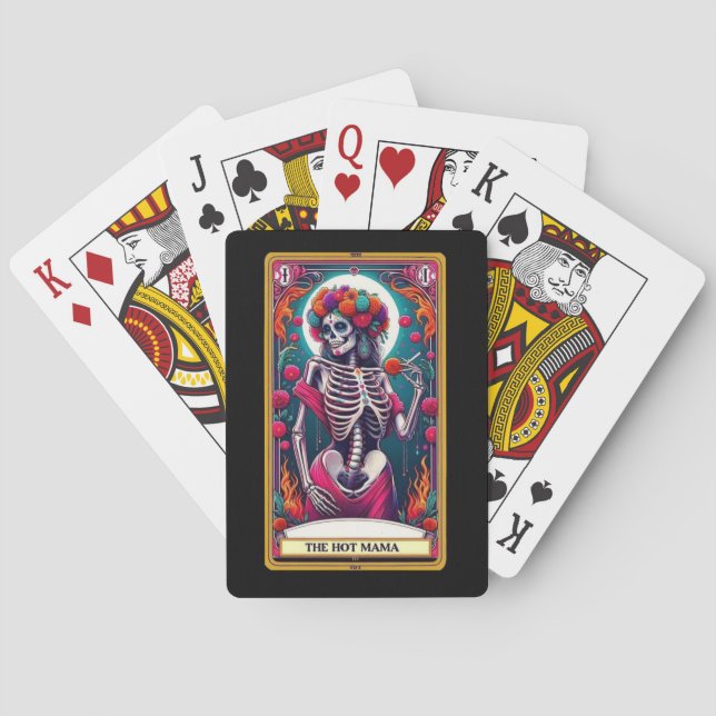 Hett Mamma Tarot Poker-kort Casinokort (Baksidan)