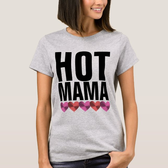 HETT MAMMA VINTAGE DAM T-SHIRT (Framsida)