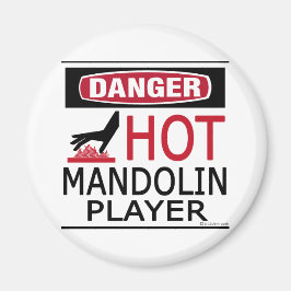 Hett Mandolin Player Magnet