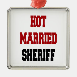 Hett Married sheriff Julgransprydnad Metall