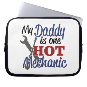 Hett Mechanic Pappa Laptop Fodral