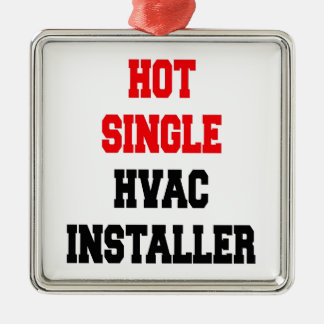 Hett med en HVAC-installation med en Hett Julgransprydnad Metall