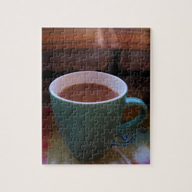 Hett Morgonkaffe - 8 x 10 - 110 delarare Pussel (Vertikal)