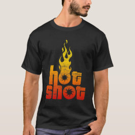 Hett mörk skjuten manar t-shirt