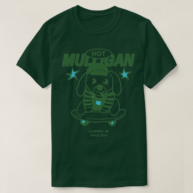 Hett Mulligan Merch S8 Hund T Shirt (Design framsida)