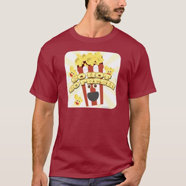Hett N Färsk popmajs T-shirt (Framsida)