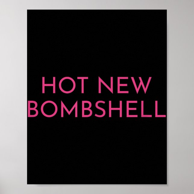 Hett New Bombshell Poster (Framsidan)