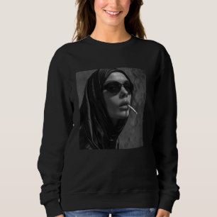 Hett nun röker cigarett, Rebellious nun T Shirt