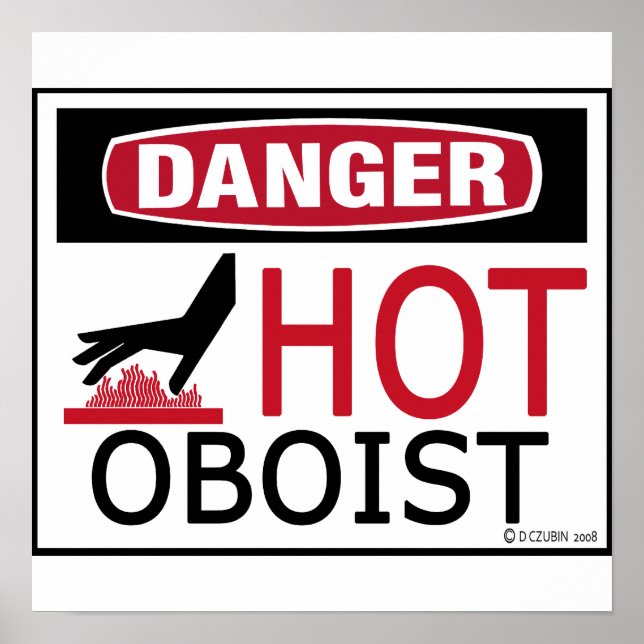 Hett Oboist Poster (Framsidan)