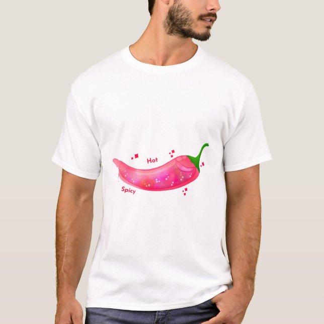Hett och krydda t shirt (Framsida)
