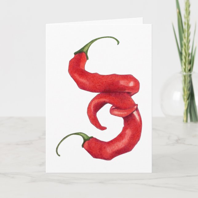 Hett- och kryddjulkort helgkort (Framsida)