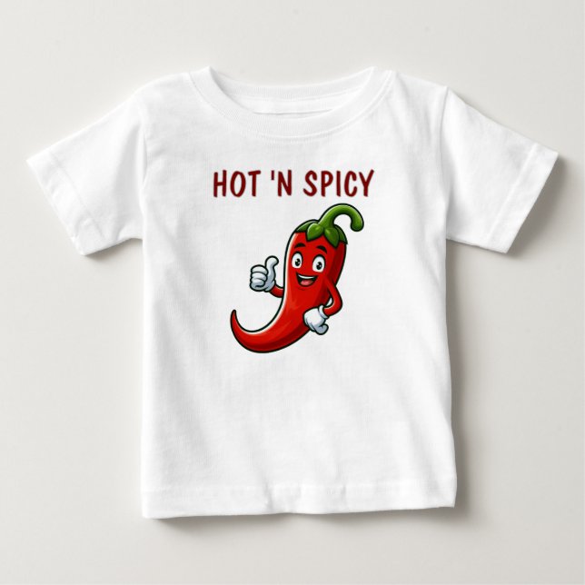 Hett och Spicy Älskare T Shirt (Framsida)