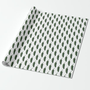 HETT och SPICY Jalapeño Chile Paprika Mönster Presentpapper