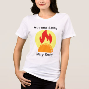 Hett och Spicy Taco T Shirt