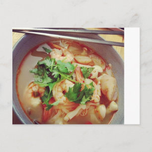 Hett och Spicy Tom Yum Vykort