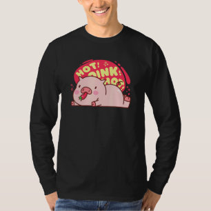 Hett Oink Hett Gris Pepper Cute Food T Shirt