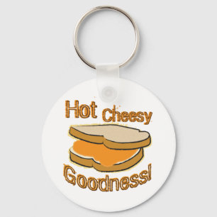 Hett Ost Godhet Grilled Cheese Sandwich Nyckelring