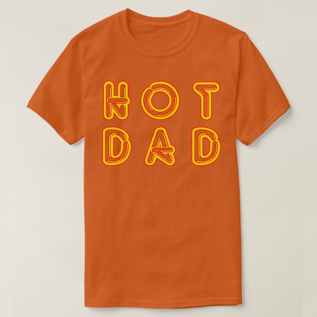 Hett Pappa T Shirt (Design framsida)