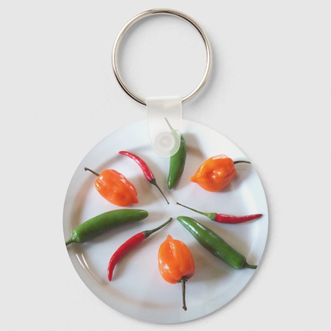 Hett Paprika 3 Nyckelring (Framsida)