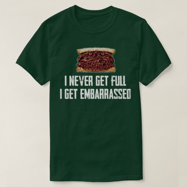 Hett Pastrami Eat Fullt Stomach X Stor del Dogg T Shirt (Design framsida)