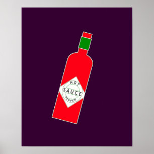 Hett pepparsås poster