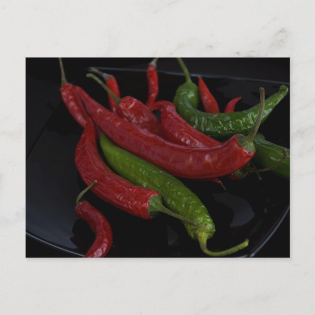 hett pepper_black vykort (Framsida)