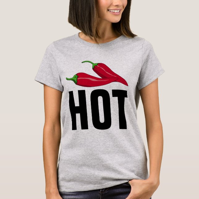 HETT PEPPER Funny T-shirts (Framsida)